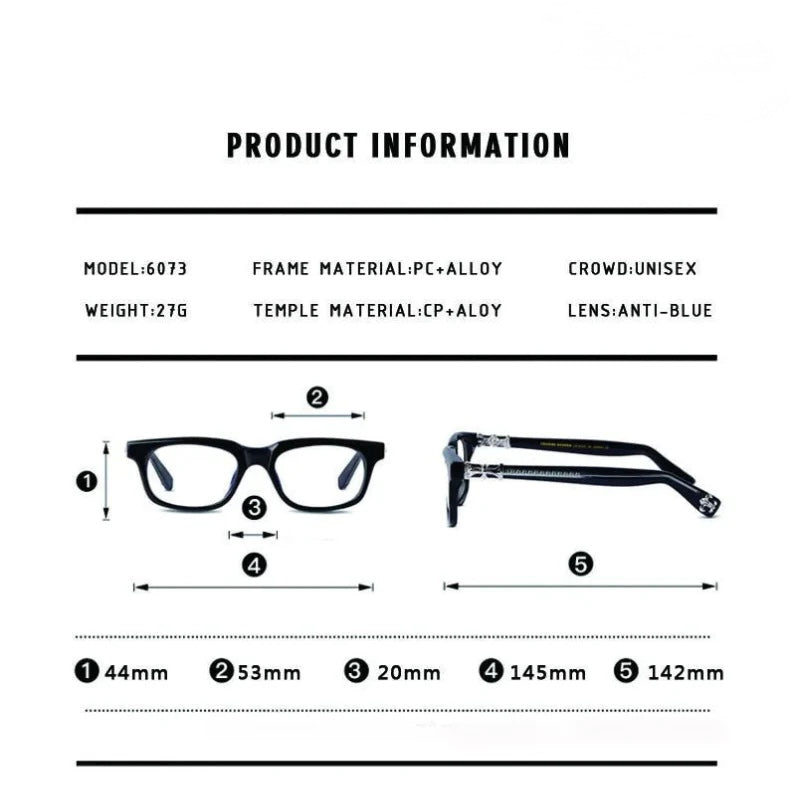 Verzux Black Chrome Glasses™️