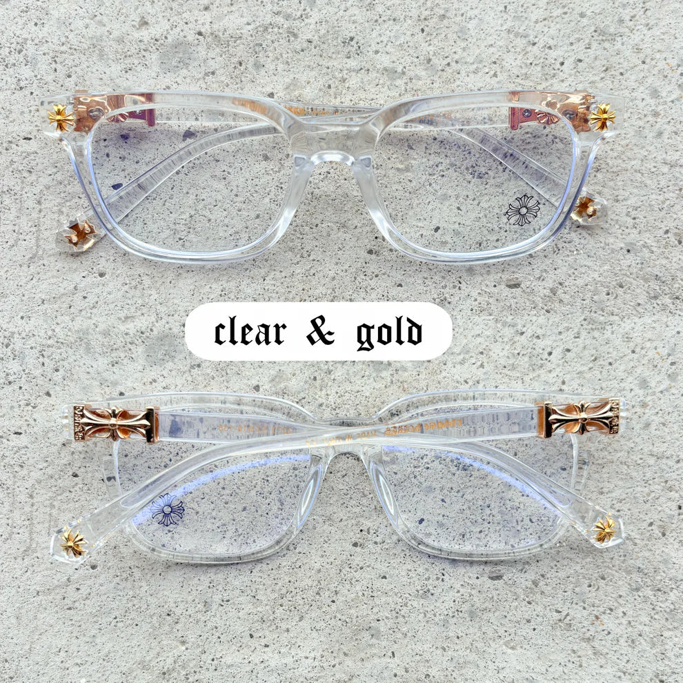 Verzux Clear Chrome Glasses™️