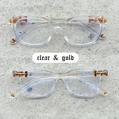 Verzux Clear Chrome Glasses™️