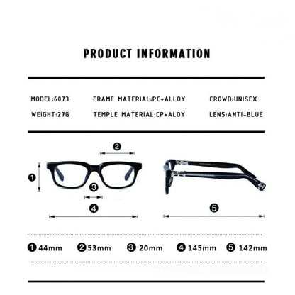 Verzux Black Chrome Glasses™️